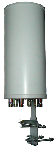 M.I.M.O WLAN/WIFI 6-port dome antenna, 2.4 & 5.8GHz, 6 x N-type female jack connectors, 7dBi – 550mm